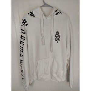 Taylor Swift Reputation Stadium Tour Hoodie Size Medium White Snake
